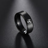 Bague acier Viking