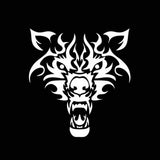 autocollant motif loup