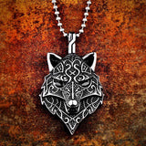 pendentif tete de loup