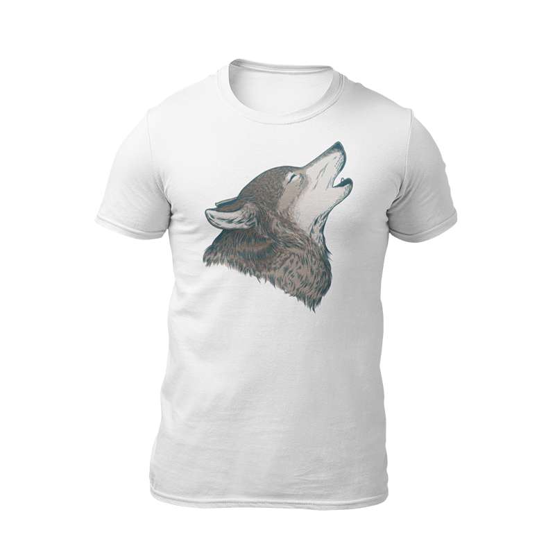 T-Shirt Loup Réaliste Louragan™