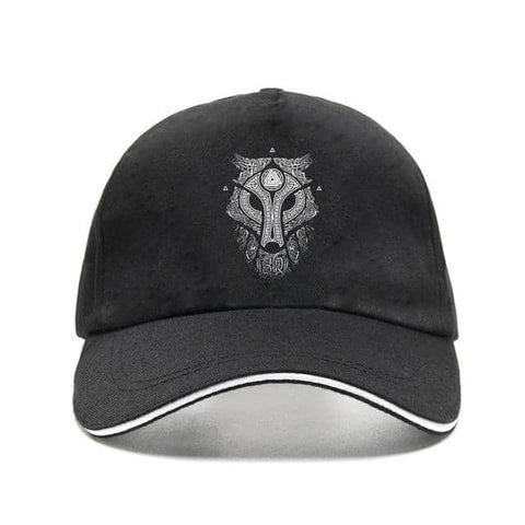 casquette-viking-loup-et-valknut-noir