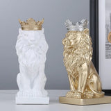 statue-lion-blanc
