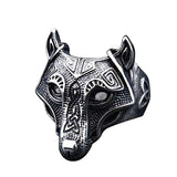 bague loup viking