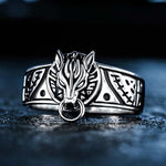 Bague Tête de Loup Argent