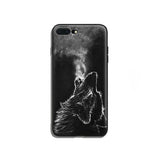 Protection iPhone Design Loup Noir