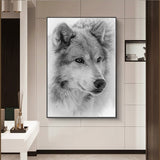 Tableau mural loup