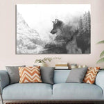 Tableau Loup des montagnes