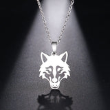 Collier tête de loup