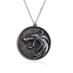 Pendentif loup et lune