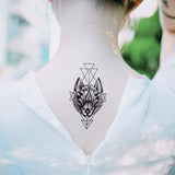 Tatouage Éphémère Tête de Loup