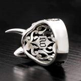 bague demon japonais argent