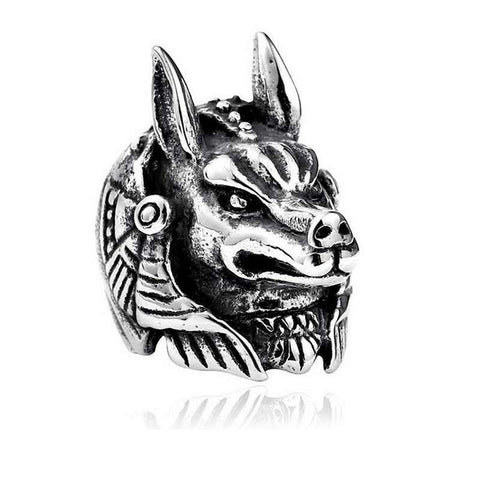 bague homme anubis