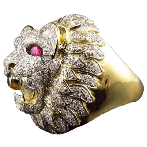 bague-tete-de-lion-criniere-diamant