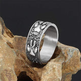 bague patte loup viking