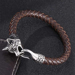 bracelet fenrir cuir