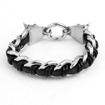 BRACELET LOUP<br> VIKING (ACIER)