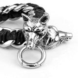 BRACELET LOUP<br> VIKING (ACIER)