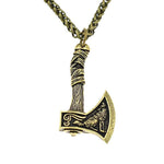 collier hache viking or