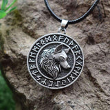 collier loup symbole viking