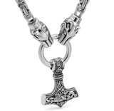 collier loup viking