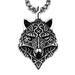 collier tete de loup 