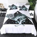 couette motif loup