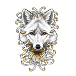 dessin tatouage tete de loup
