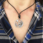 mignon collier loup femme
