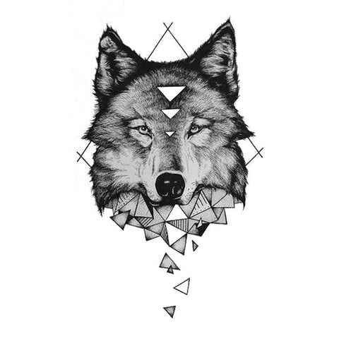 motif tatouage loup