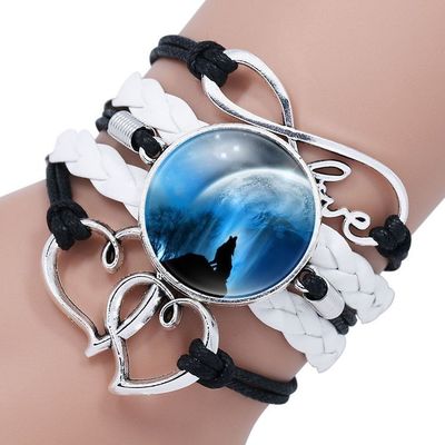 Bracelet loup Blanc