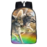 sac dos loup colore