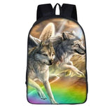 sac dos loup colore