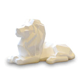 statue-lion-origami-blanc