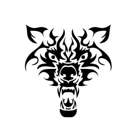 sticker motif loup