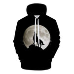 sweat shirt loup noir