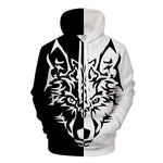 sweat shirt motif loup