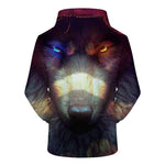 sweat shirt tete loup dos