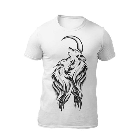 t-shirt loup couple