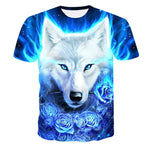 t shirt loup femme