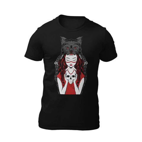 t-shirt loup fille