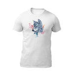 t-shirt loup papillon