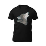 t-shirt loup qui hurle