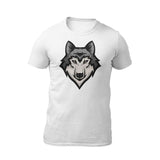t-shirt tete chien loup