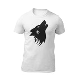 t-shirt tete de loup tribal