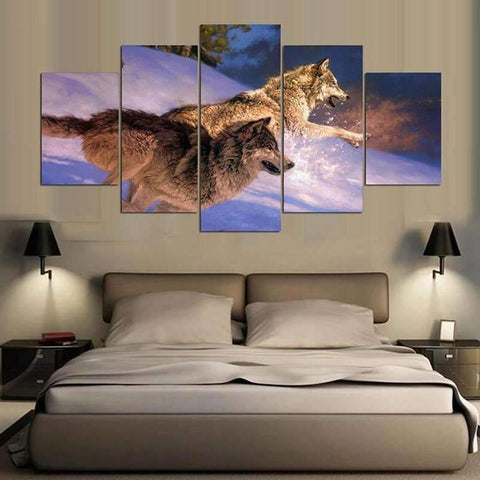 tableau animaux loup