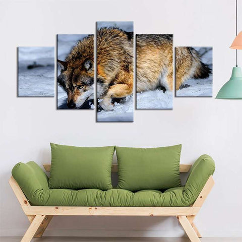 tableau photo loup