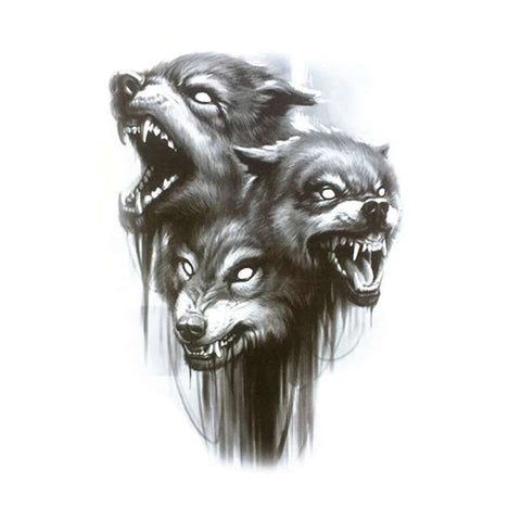 tatouage loup alpha