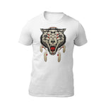 tee-shirt alpha loup garou blanc
