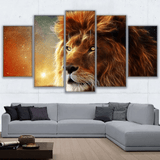 tableau-lion-monde-imaginaire-salon